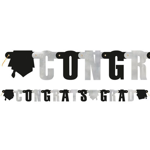 Picture of CONGRATS GRAD PARTY BANNER 1.37M